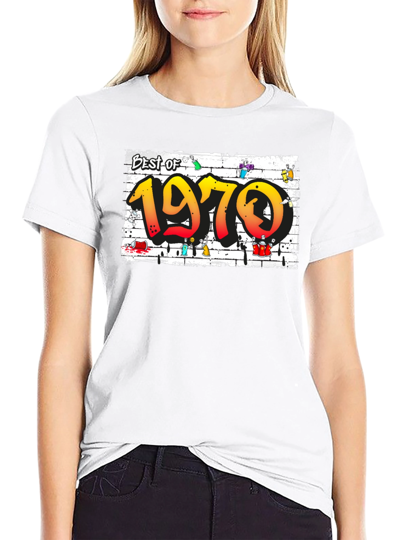 Best of 1970 Graffiti Style Tee