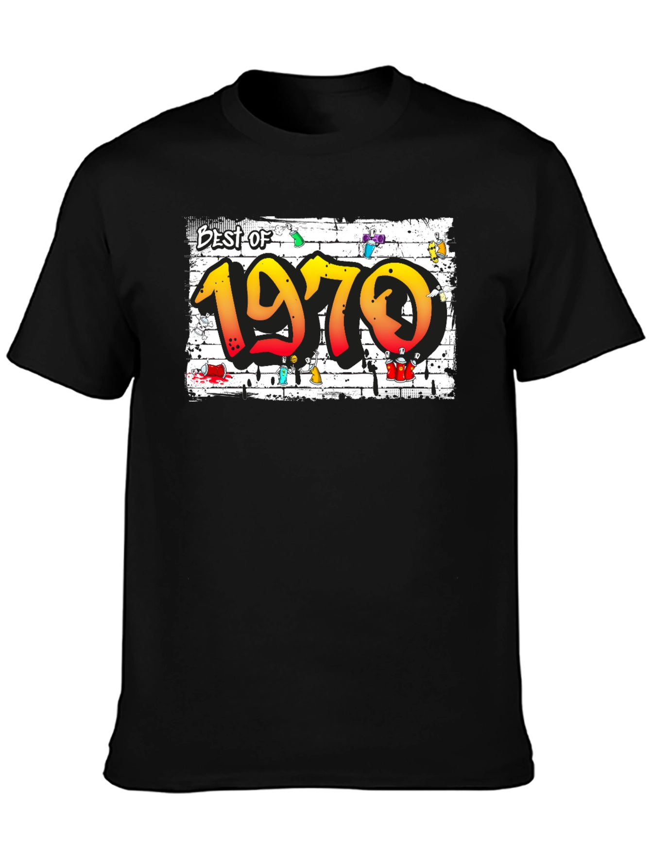 Best of 1970 Graffiti Style Tee