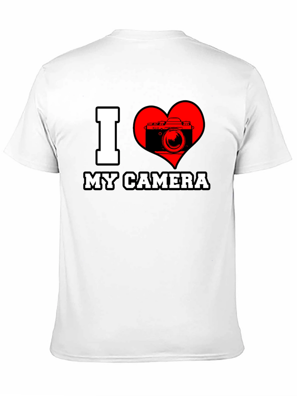 I Love My Camera Graphic T-Shirt