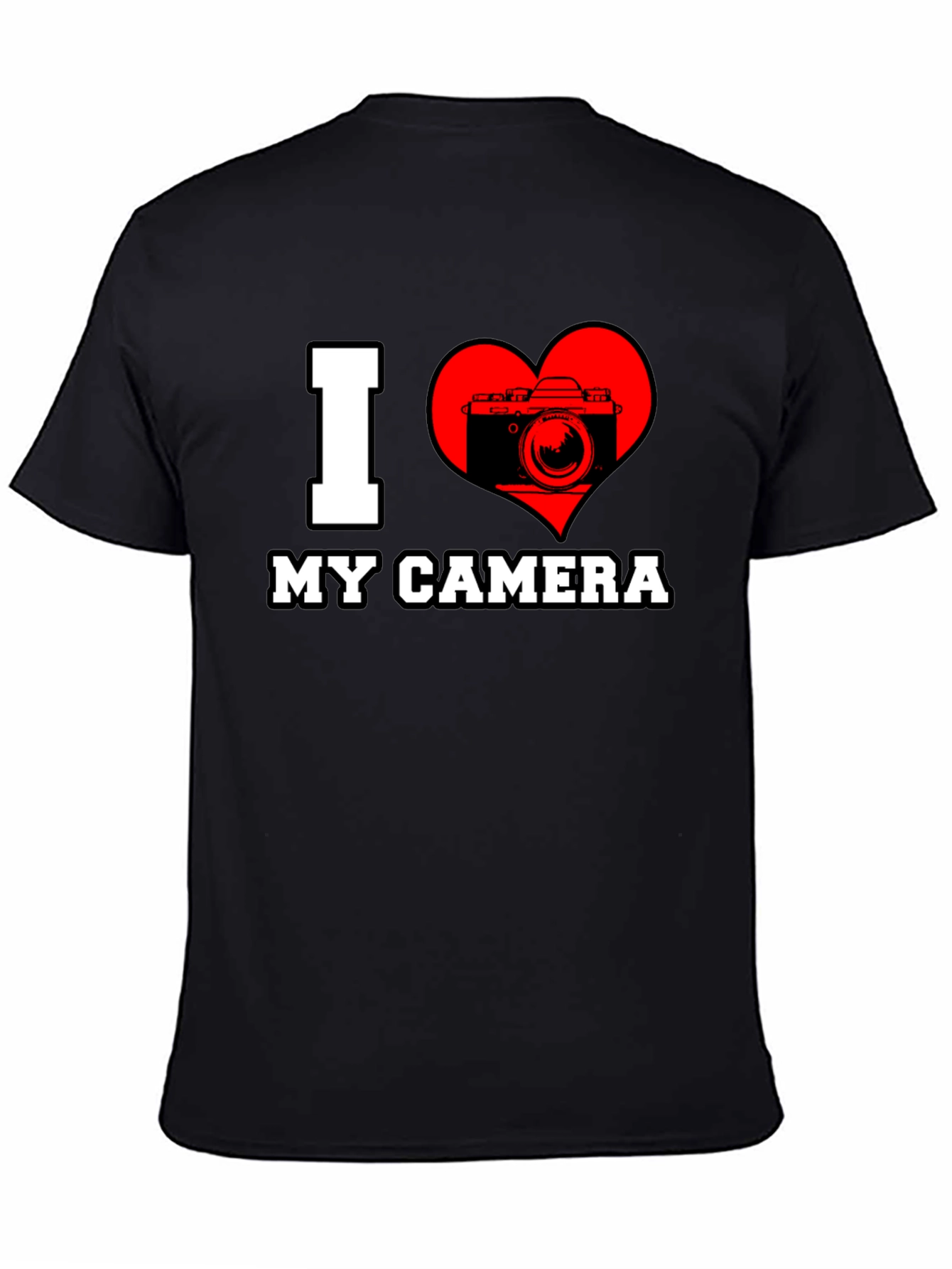 I Love My Camera Graphic T-Shirt