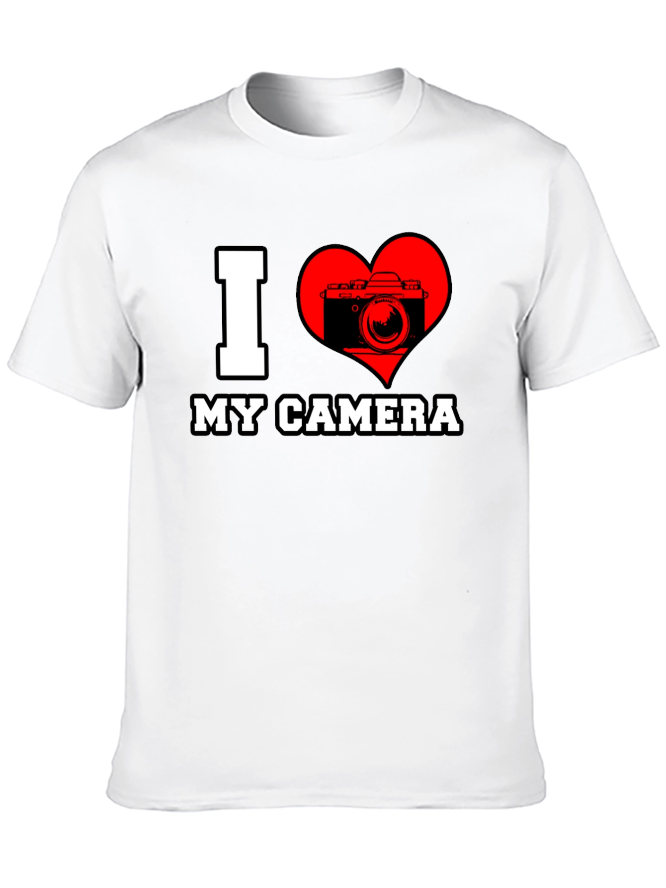 I Love My Camera Graphic T-Shirt