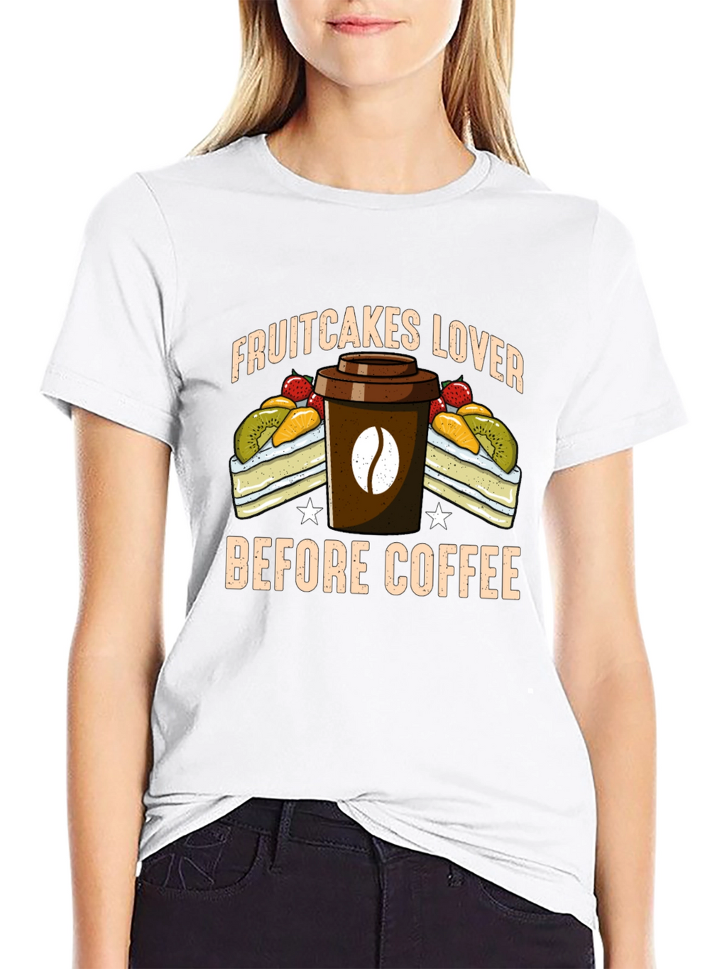 Fruitcake Lover T-Shirt - Coffee First!