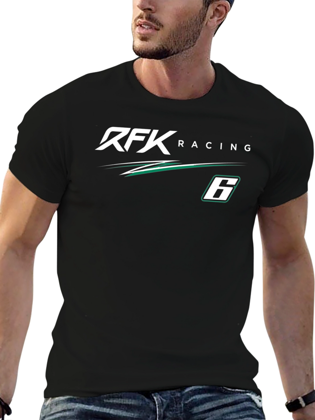 RFK Racing #6 Black T-Shirt