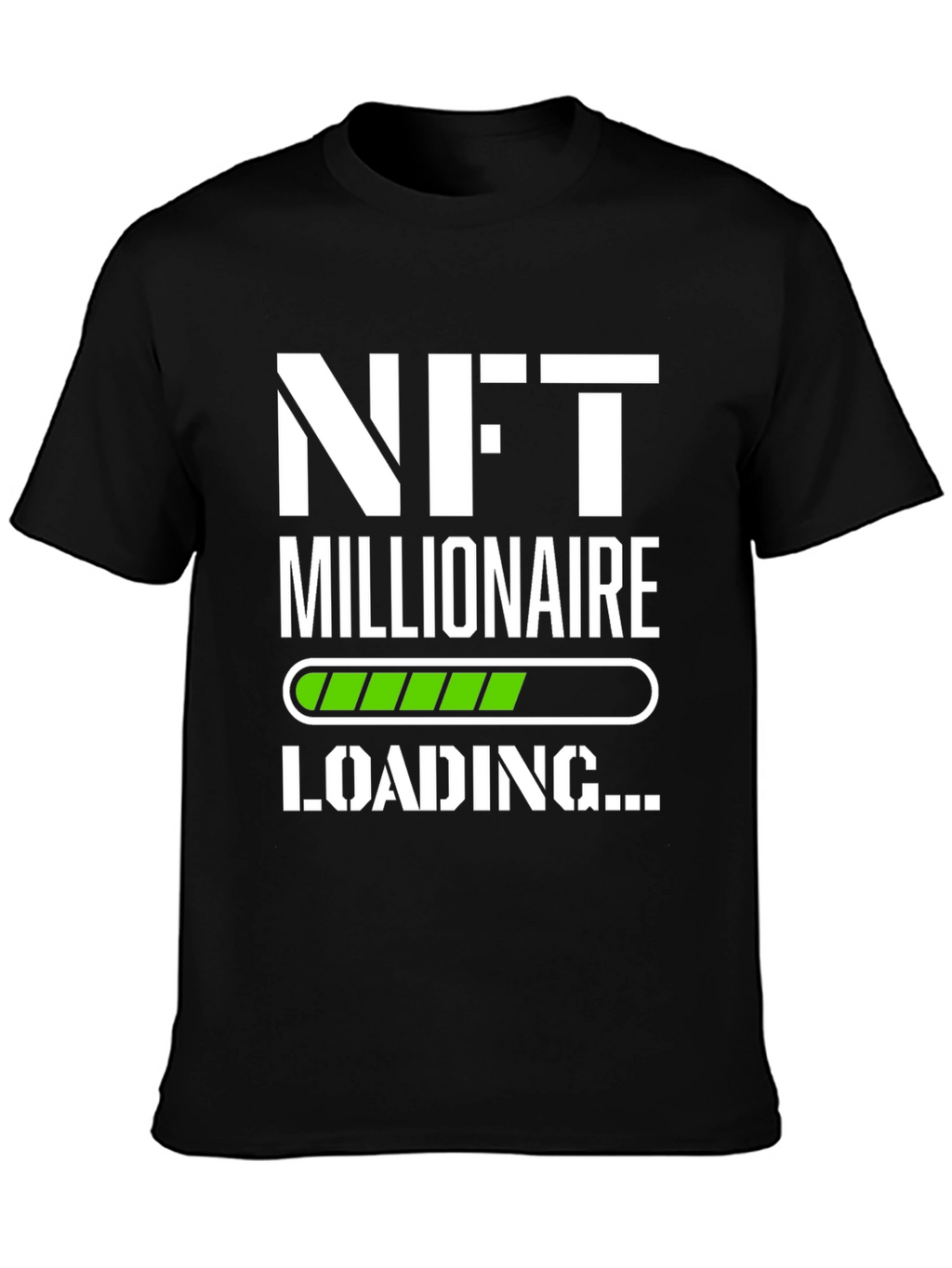 NFT Millionaire Loading Black T-Shirt