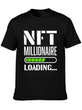 NFT Millionaire Loading Black T-Shirt