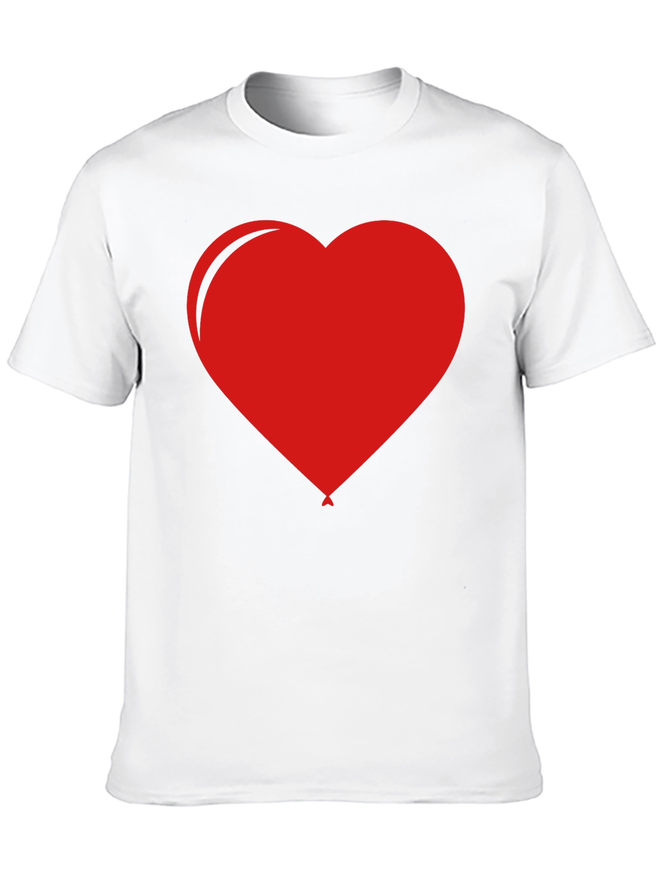 Heart Balloon Graphic Tee - Black