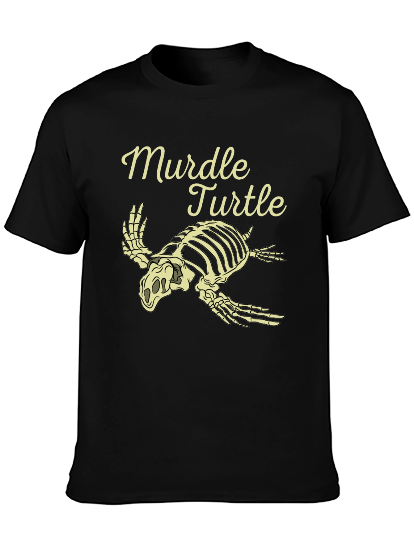 Murdel Turtle Skeleton Graphic Tee