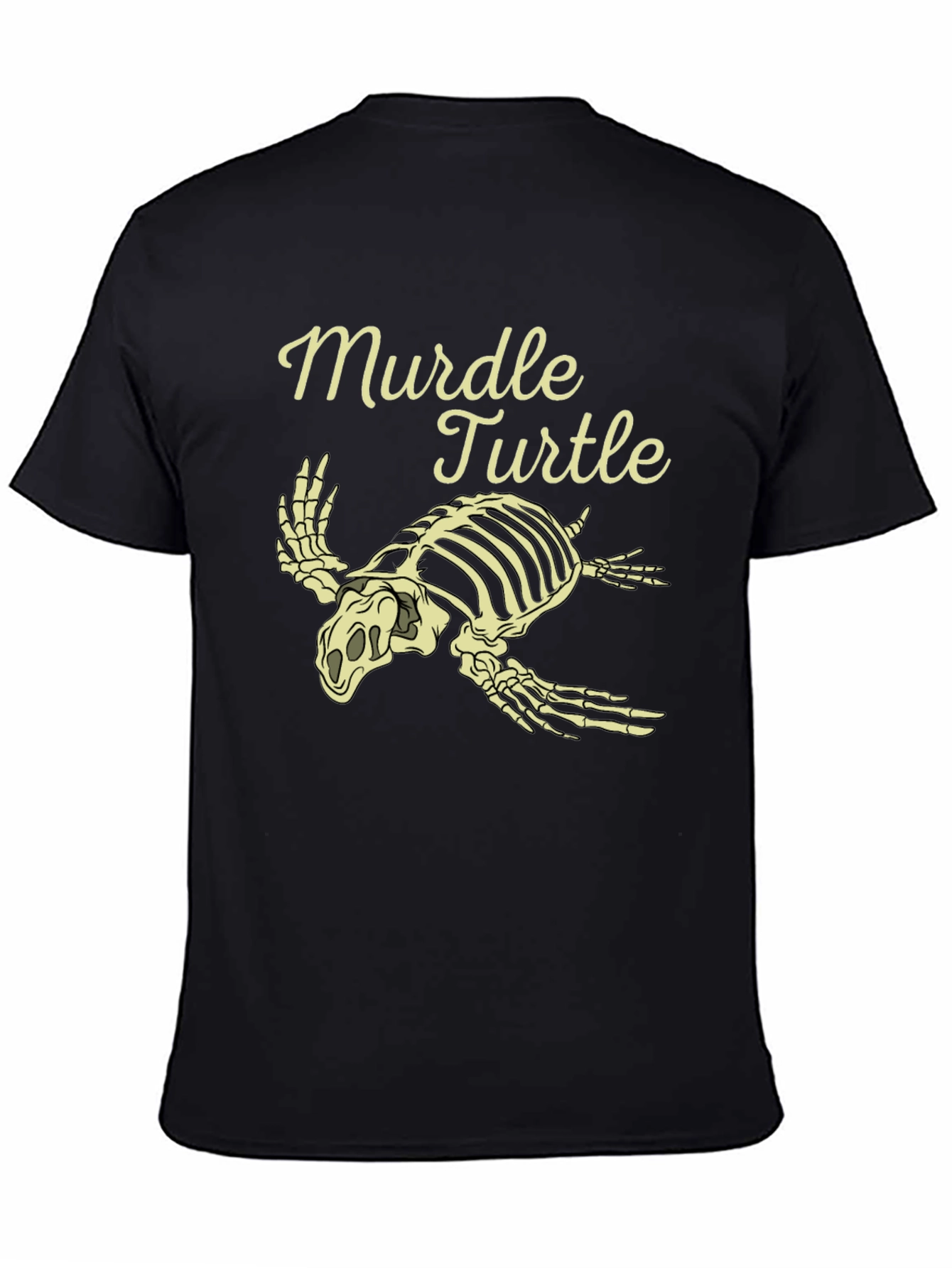 Murdel Turtle Skeleton Graphic Tee