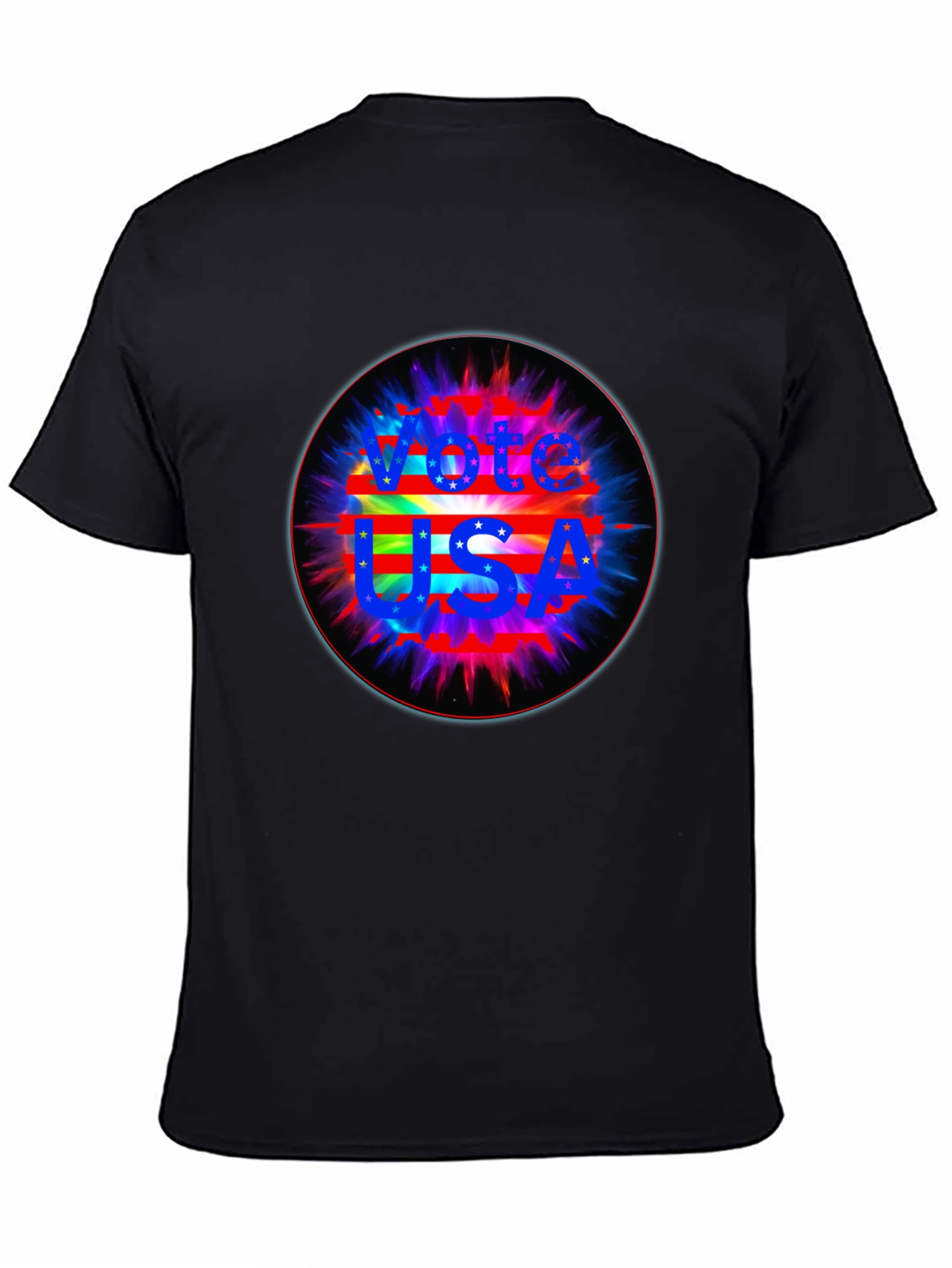 Vote USA Graphic Black T-Shirt