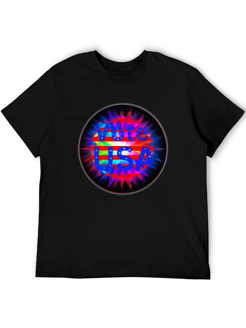 Vote USA Graphic Black T-Shirt