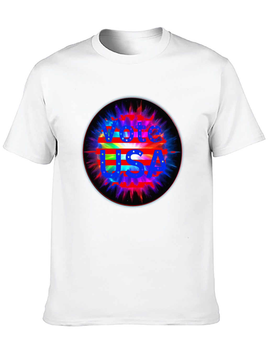 Vote USA Graphic Black T-Shirt
