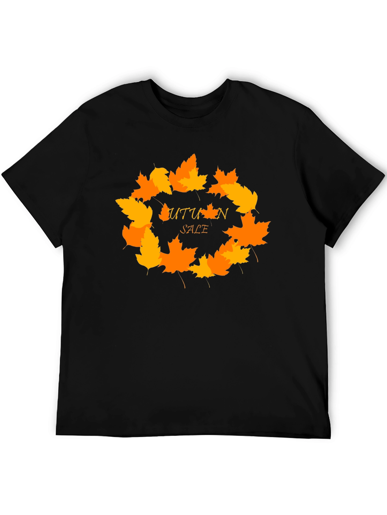 Autumn Sale T-Shirt - Fall Leaves Design