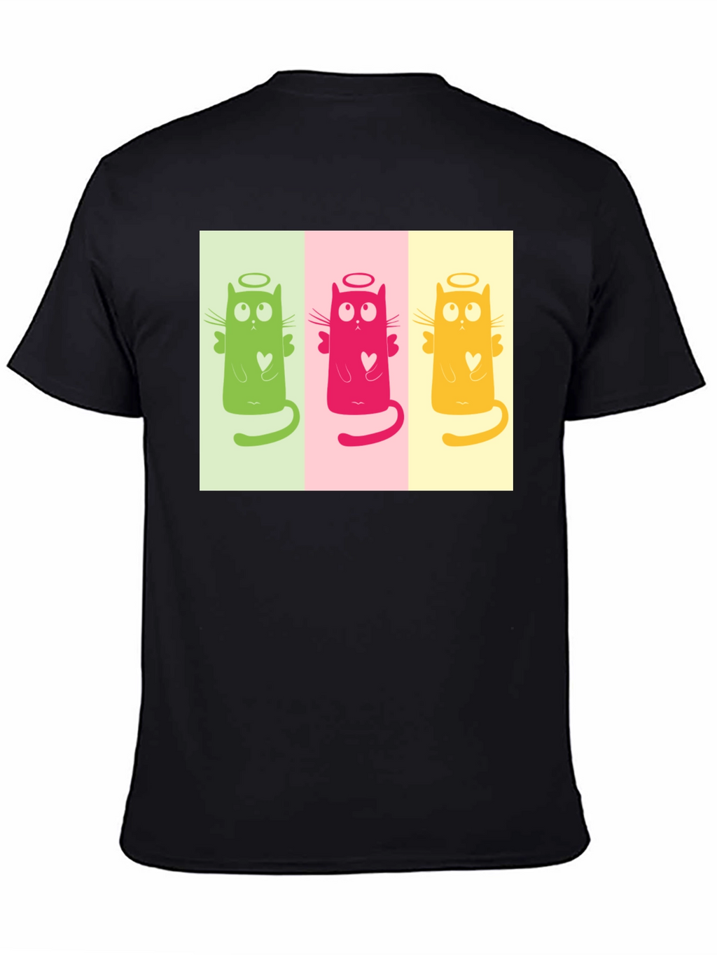 Angel Cat Trio Graphic Tee