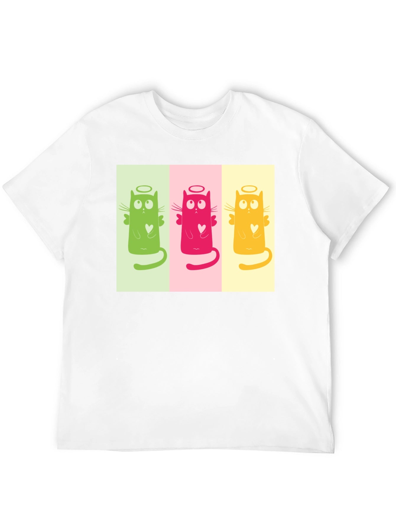 Angel Cat Trio Graphic Tee
