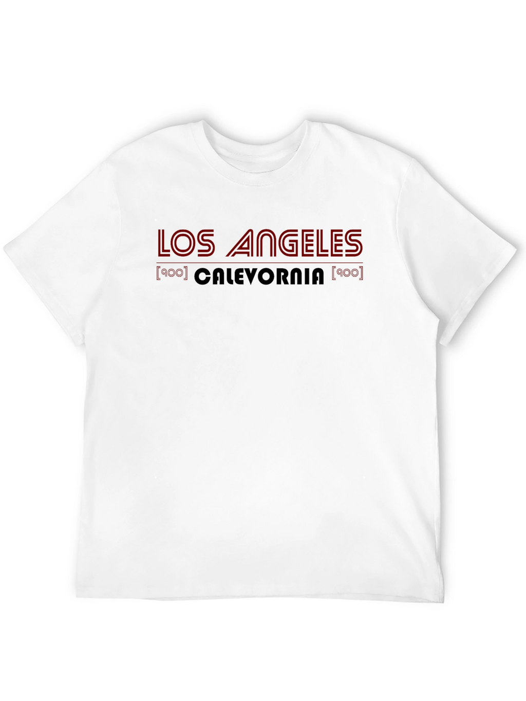 Los Angeles Calevornia Black Graphic Tee