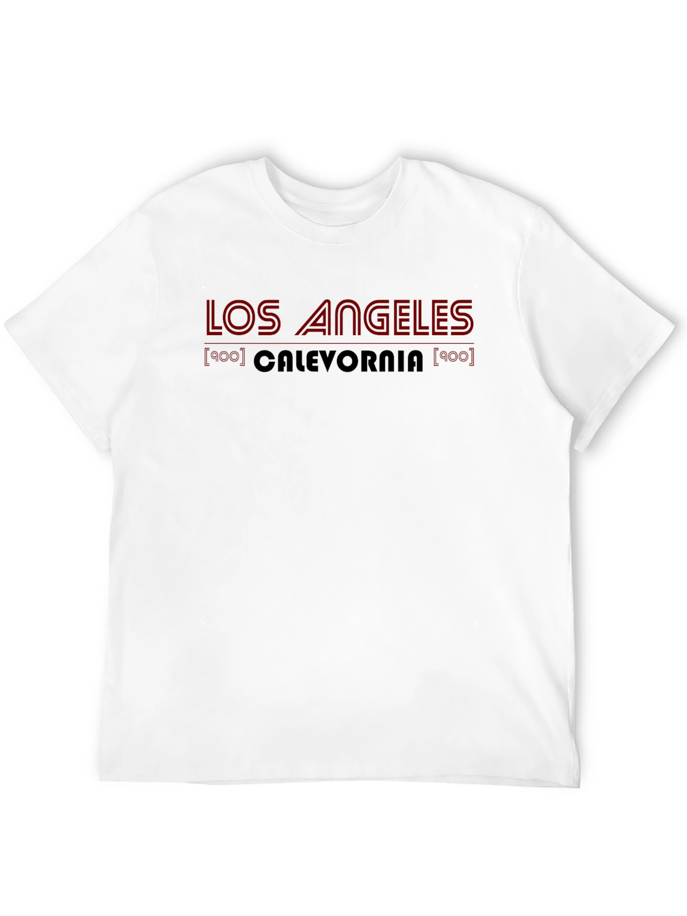 Los Angeles Calevornia Black Graphic Tee