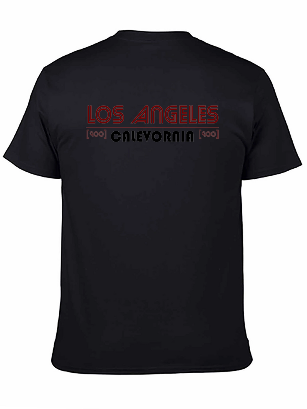 Los Angeles Calevornia Black Graphic Tee