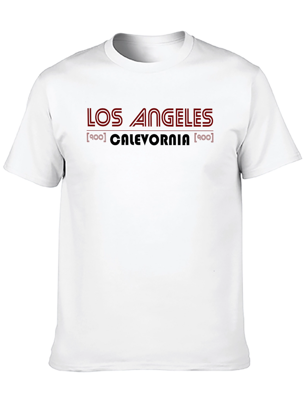 Los Angeles Calevornia Black Graphic Tee