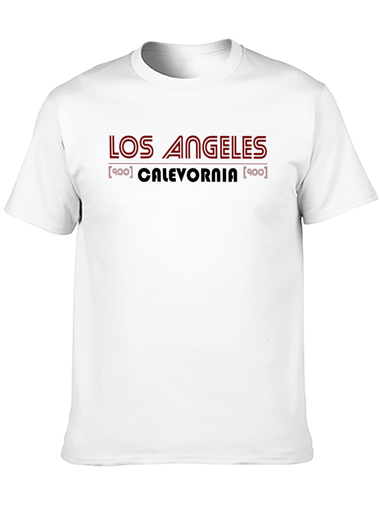 Los Angeles Calevornia Black Graphic Tee