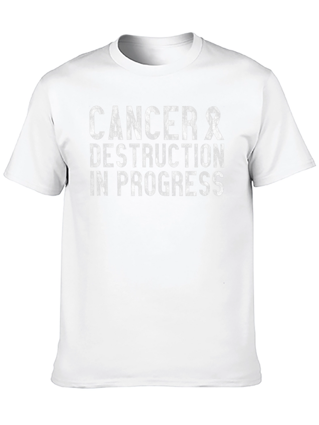 Cancer Destruction in Progress Black T-Shirt