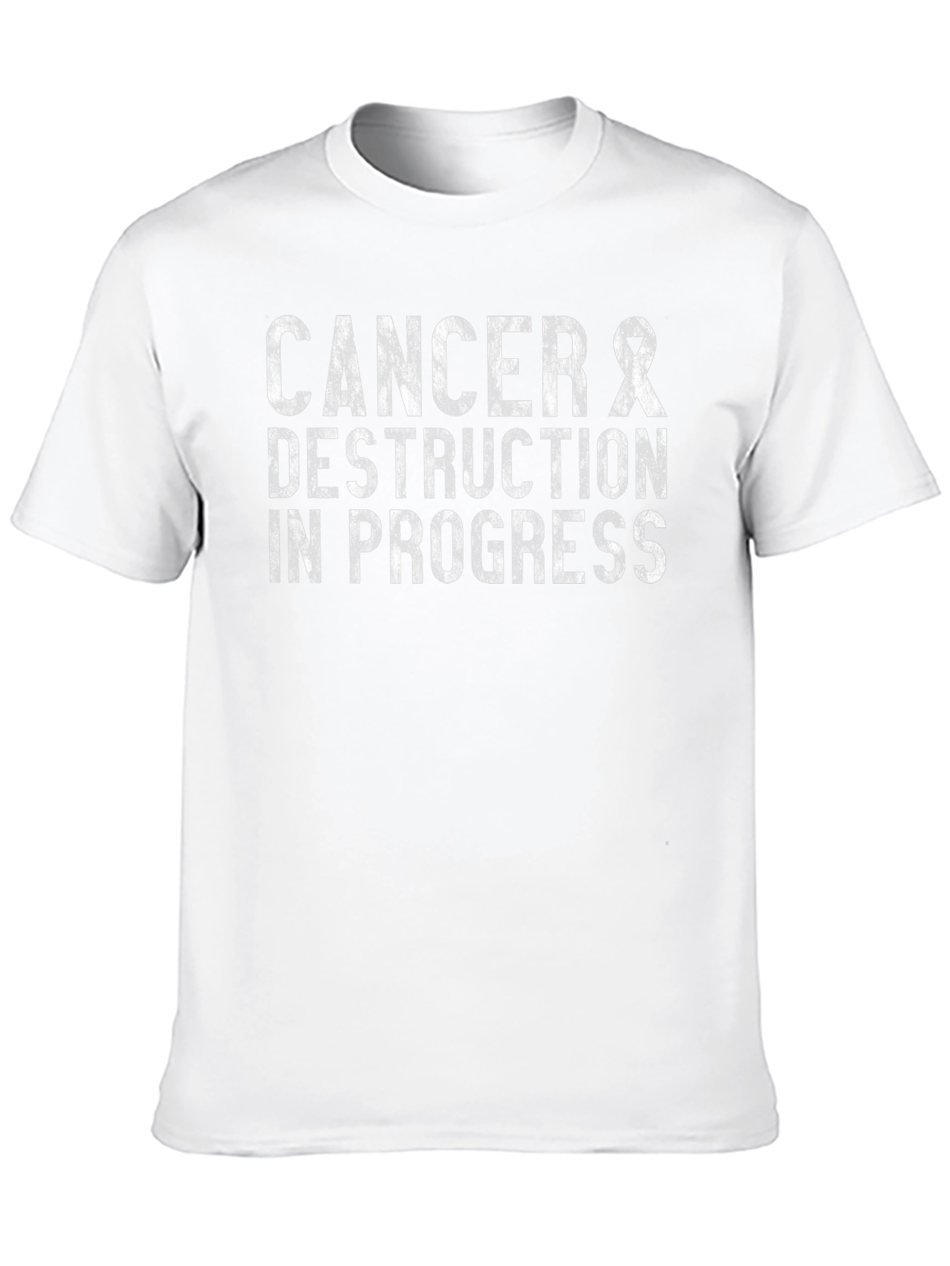Cancer Destruction in Progress Black T-Shirt