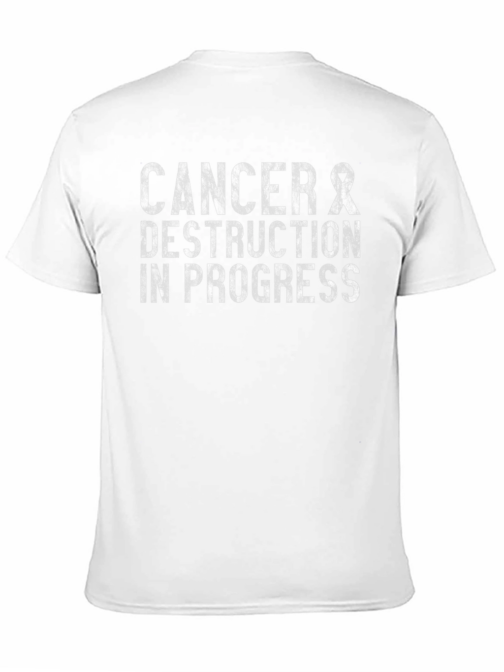 Cancer Destruction in Progress Black T-Shirt