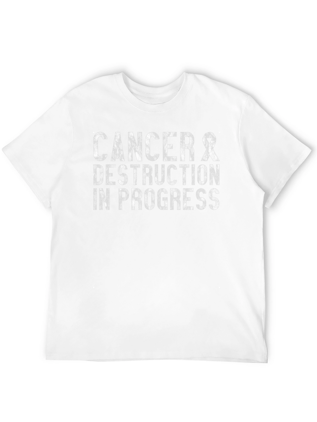 Cancer Destruction in Progress Black T-Shirt