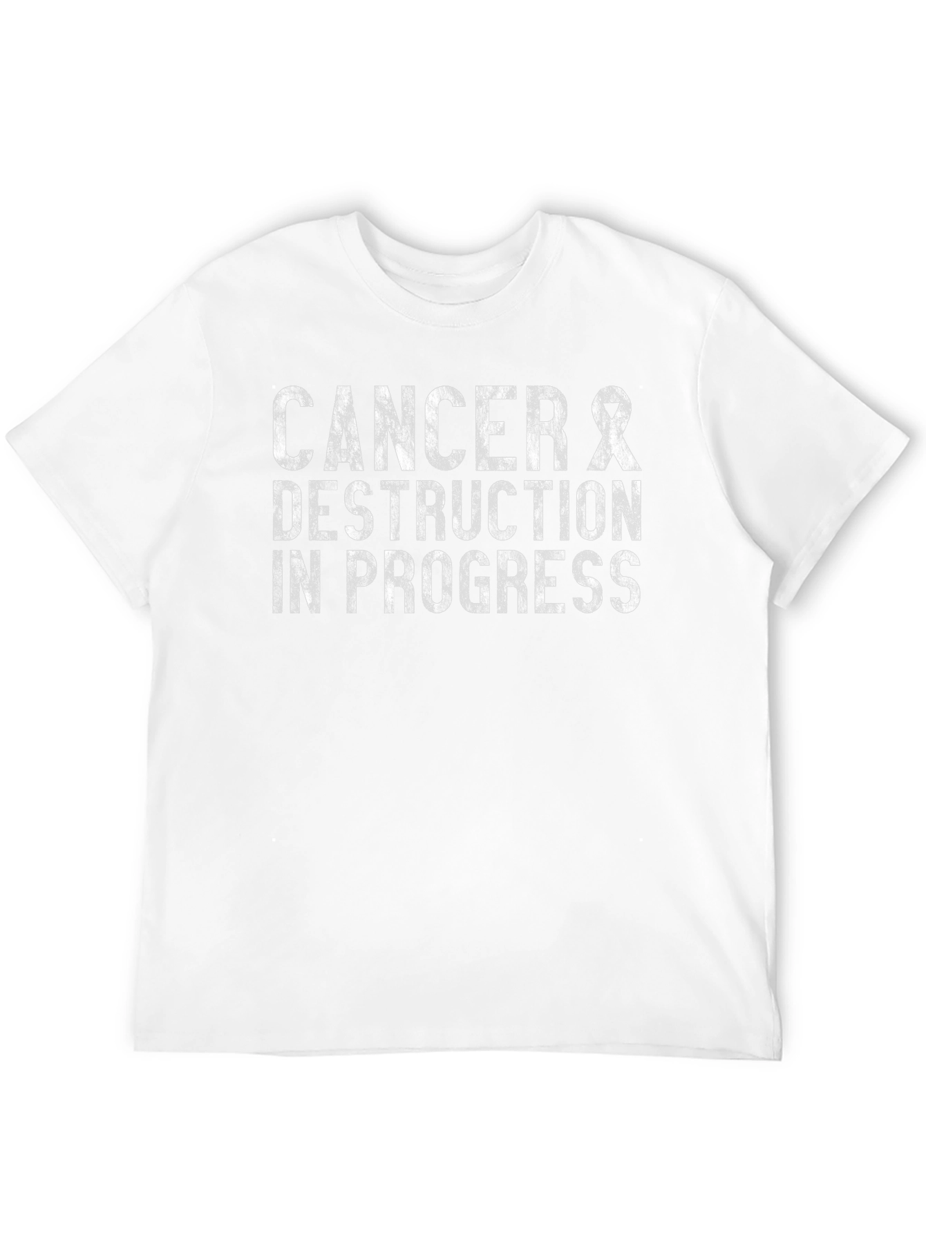 Cancer Destruction in Progress Black T-Shirt