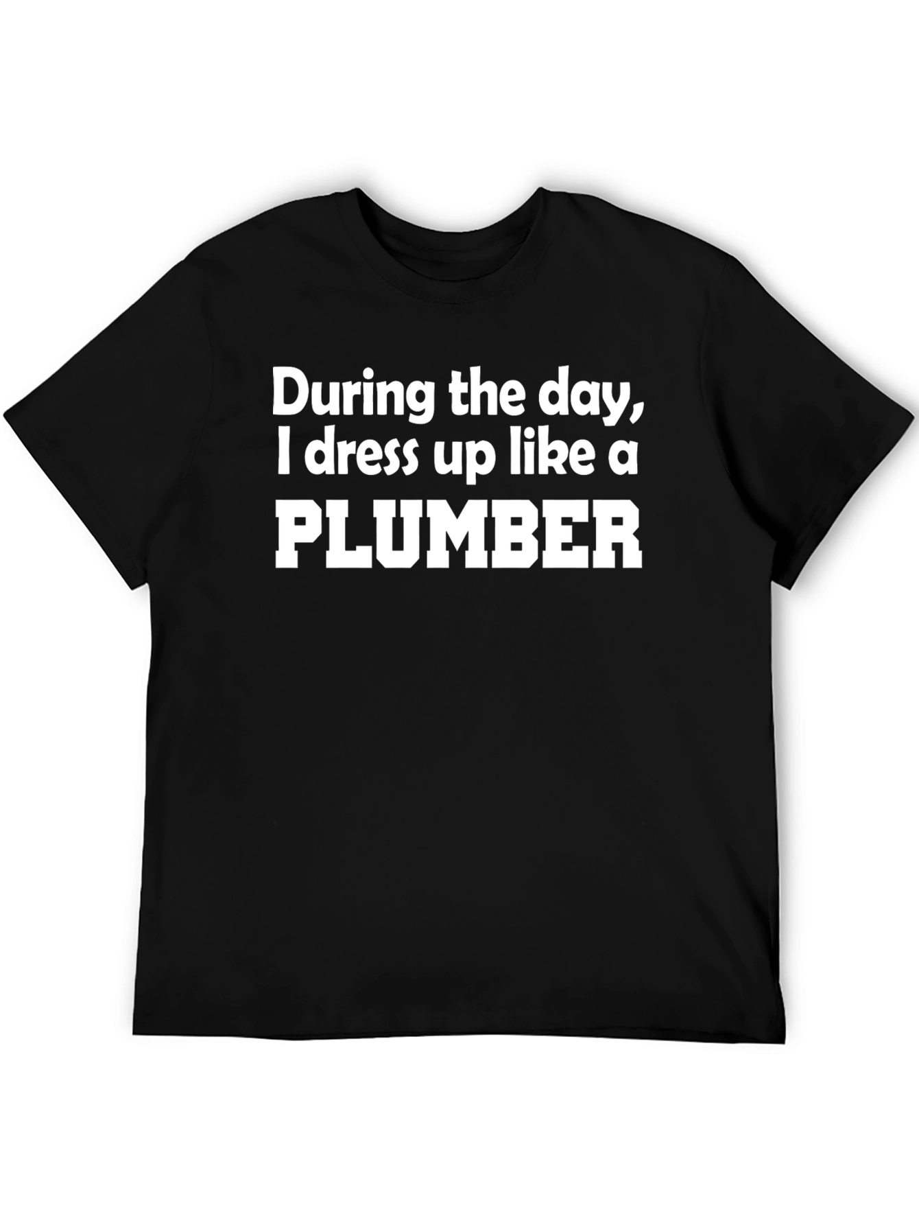 Plumber Disguise Novelty T-Shirt
