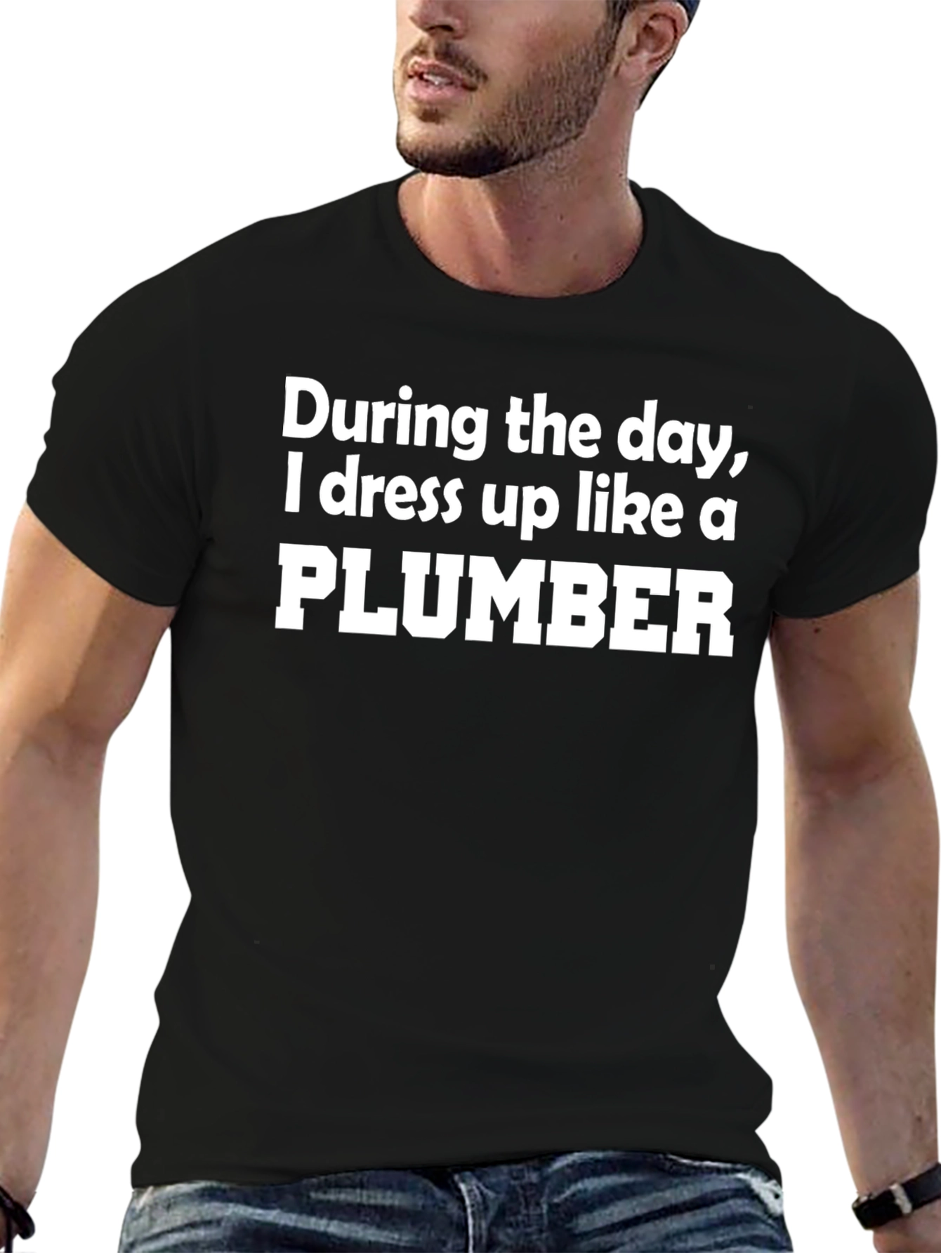 Plumber Disguise Novelty T-Shirt
