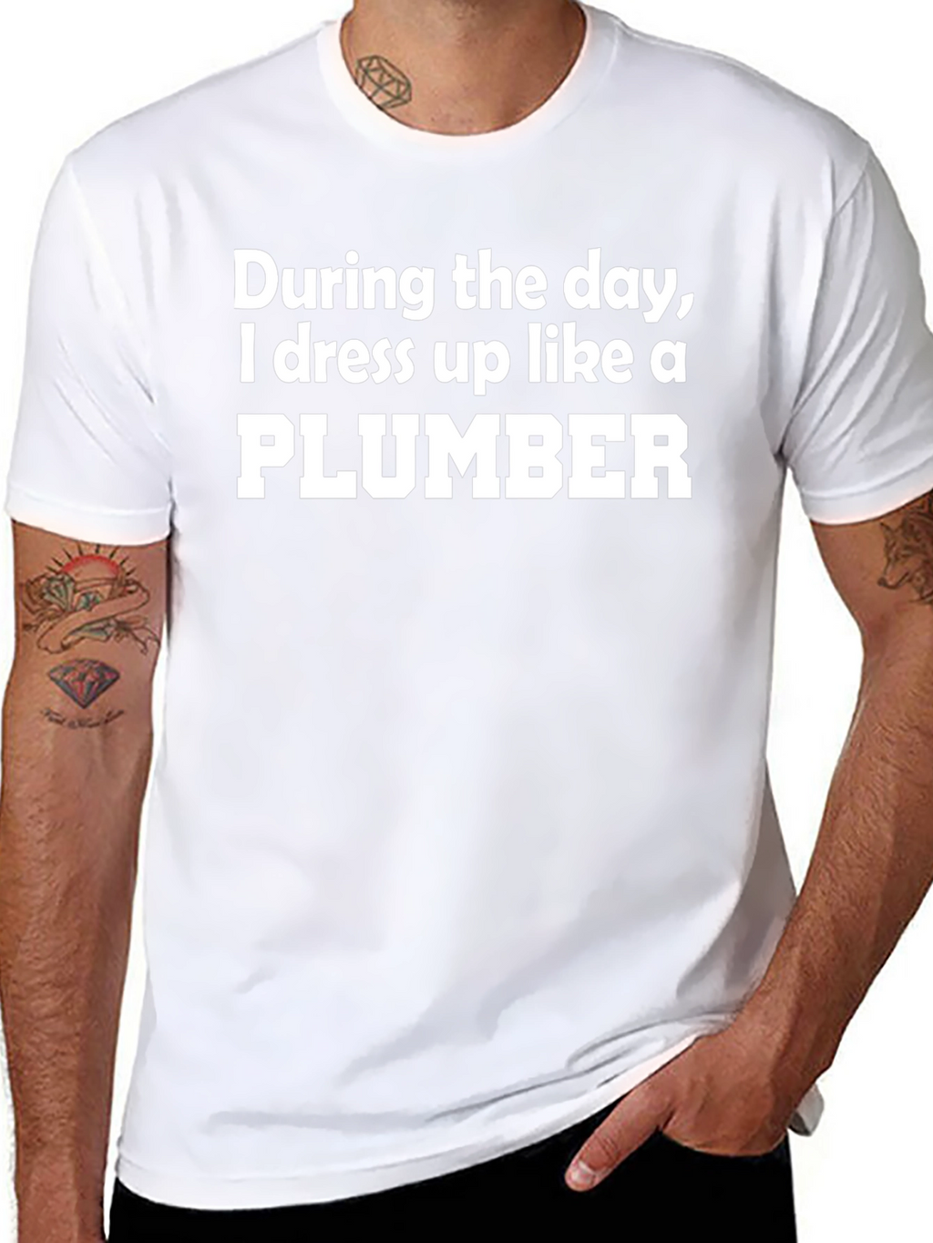 Plumber Disguise Novelty T-Shirt