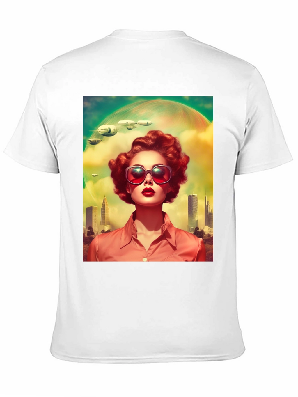 Retro Sci-Fi Woman Graphic Tee