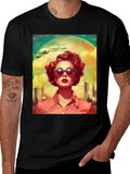 Retro Sci-Fi Woman Graphic Tee
