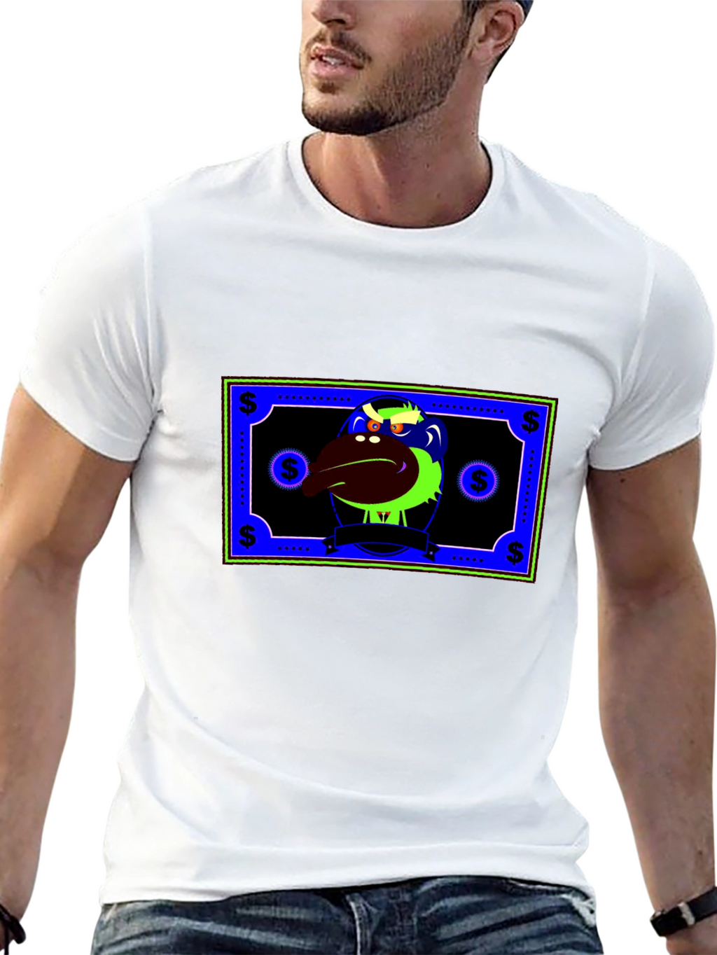 Money Monster Graphic Tee - Unique Black T-Shirt