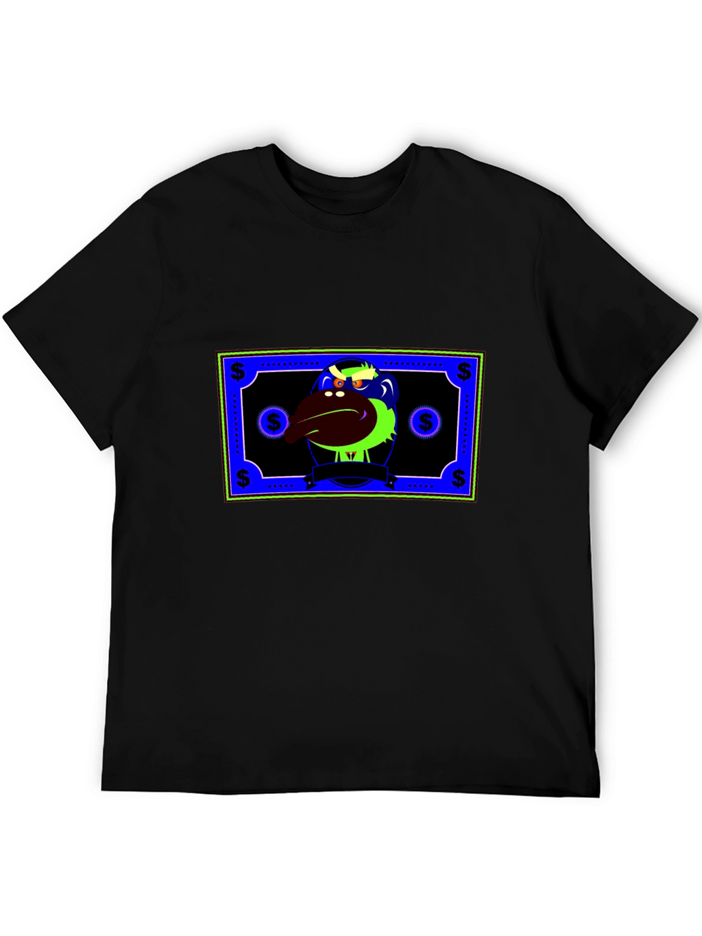 Money Monster Graphic Tee - Unique Black T-Shirt