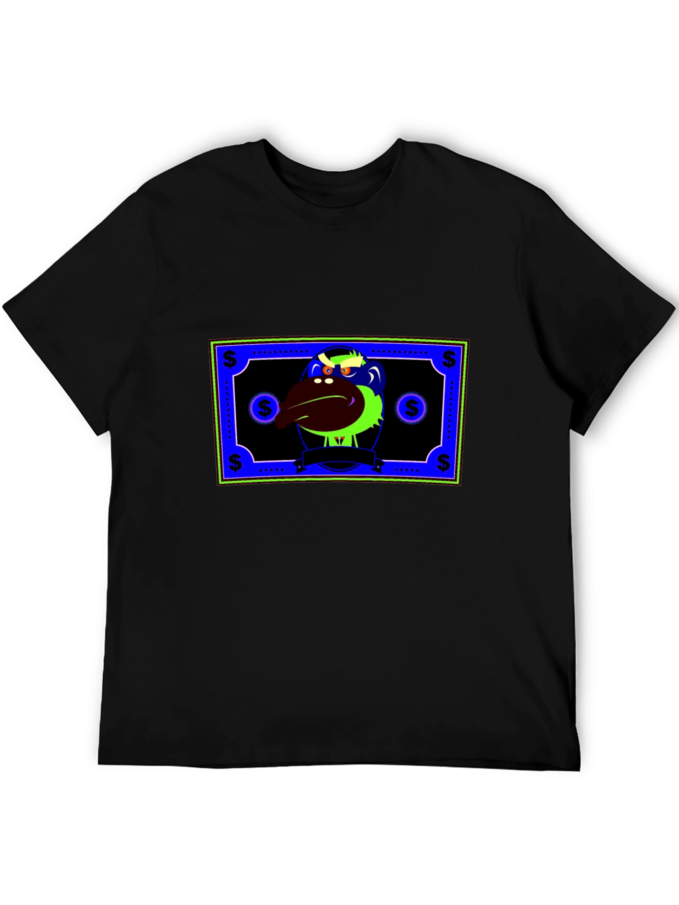 Money Monster Graphic Tee - Unique Black T-Shirt