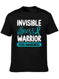 Invisible Illness Warrior PCOS Awareness T-Shirt