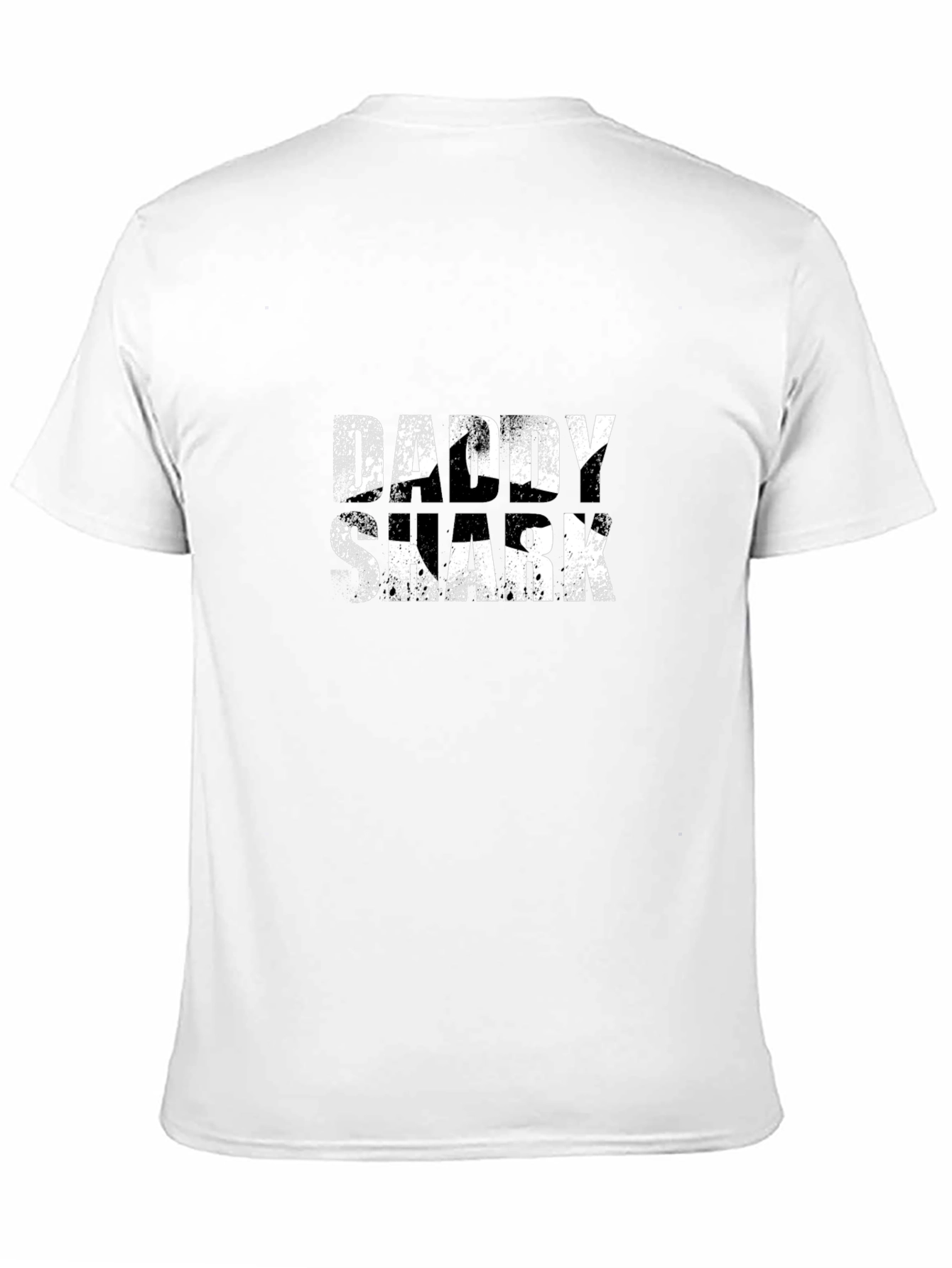 Daddy Shark Black T-Shirt