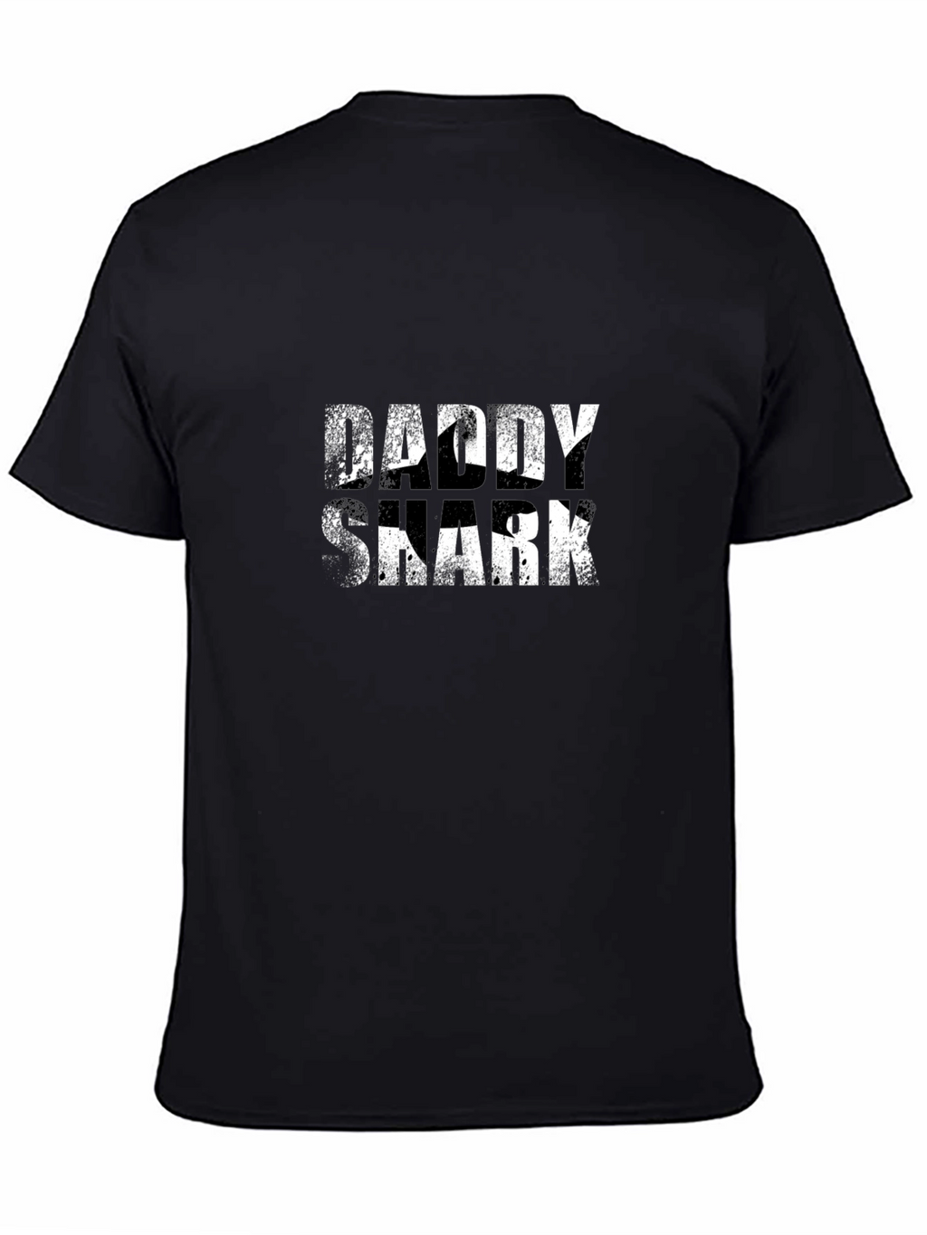 Daddy Shark Black T-Shirt