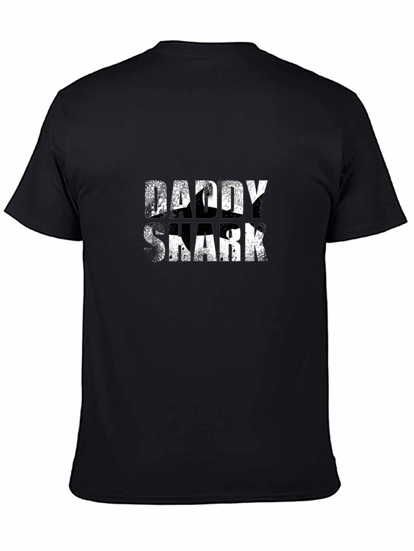 Daddy Shark Black T-Shirt