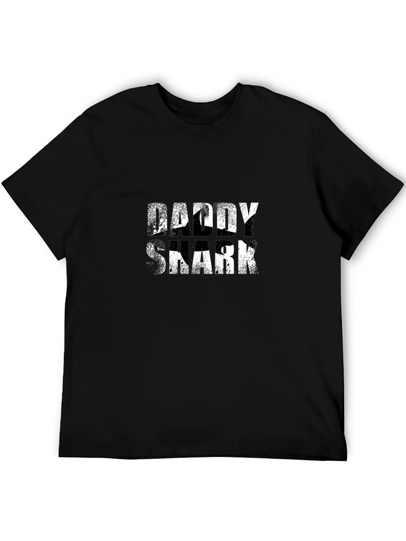 Daddy Shark Black T-Shirt