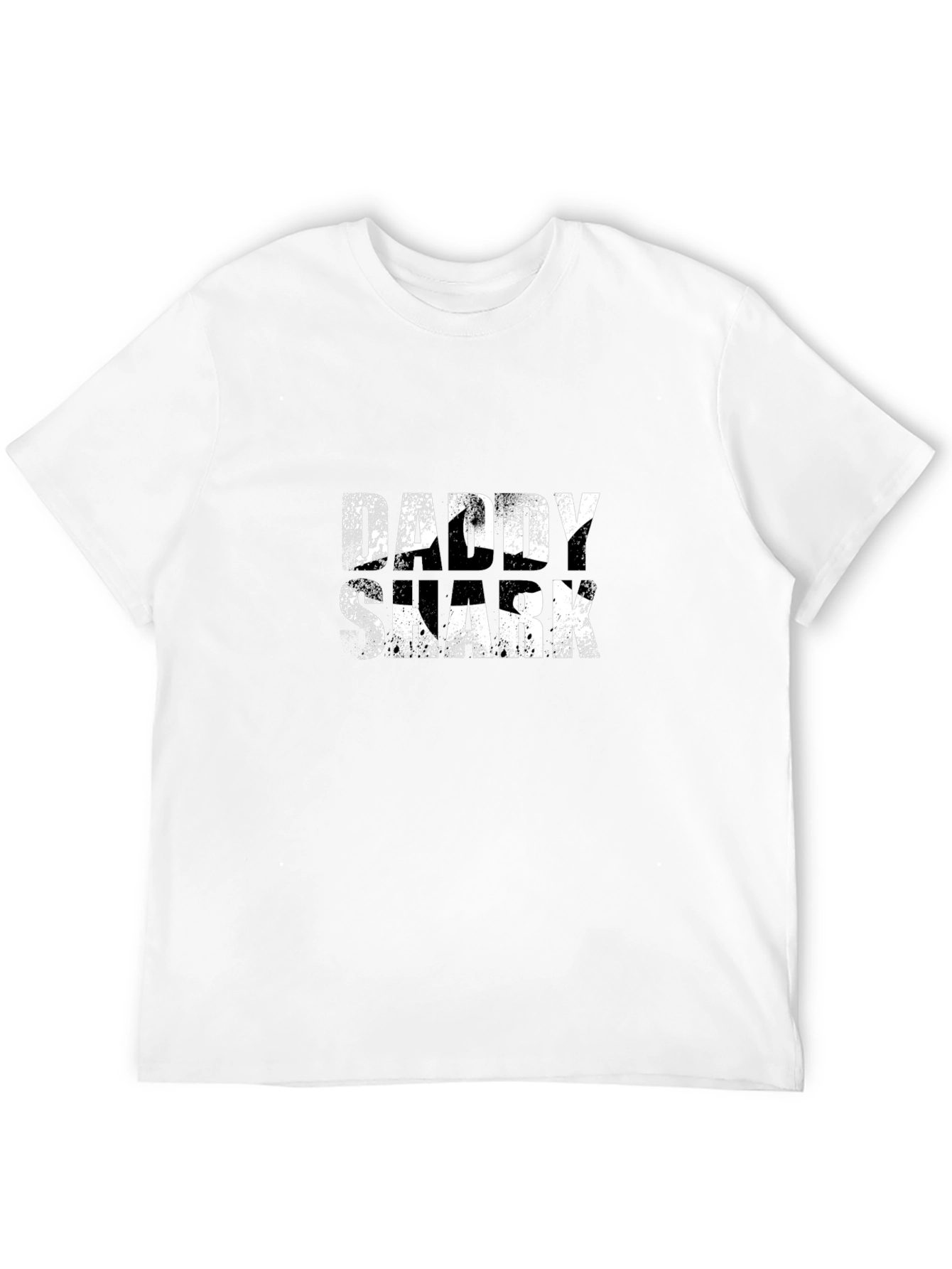 Daddy Shark Black T-Shirt