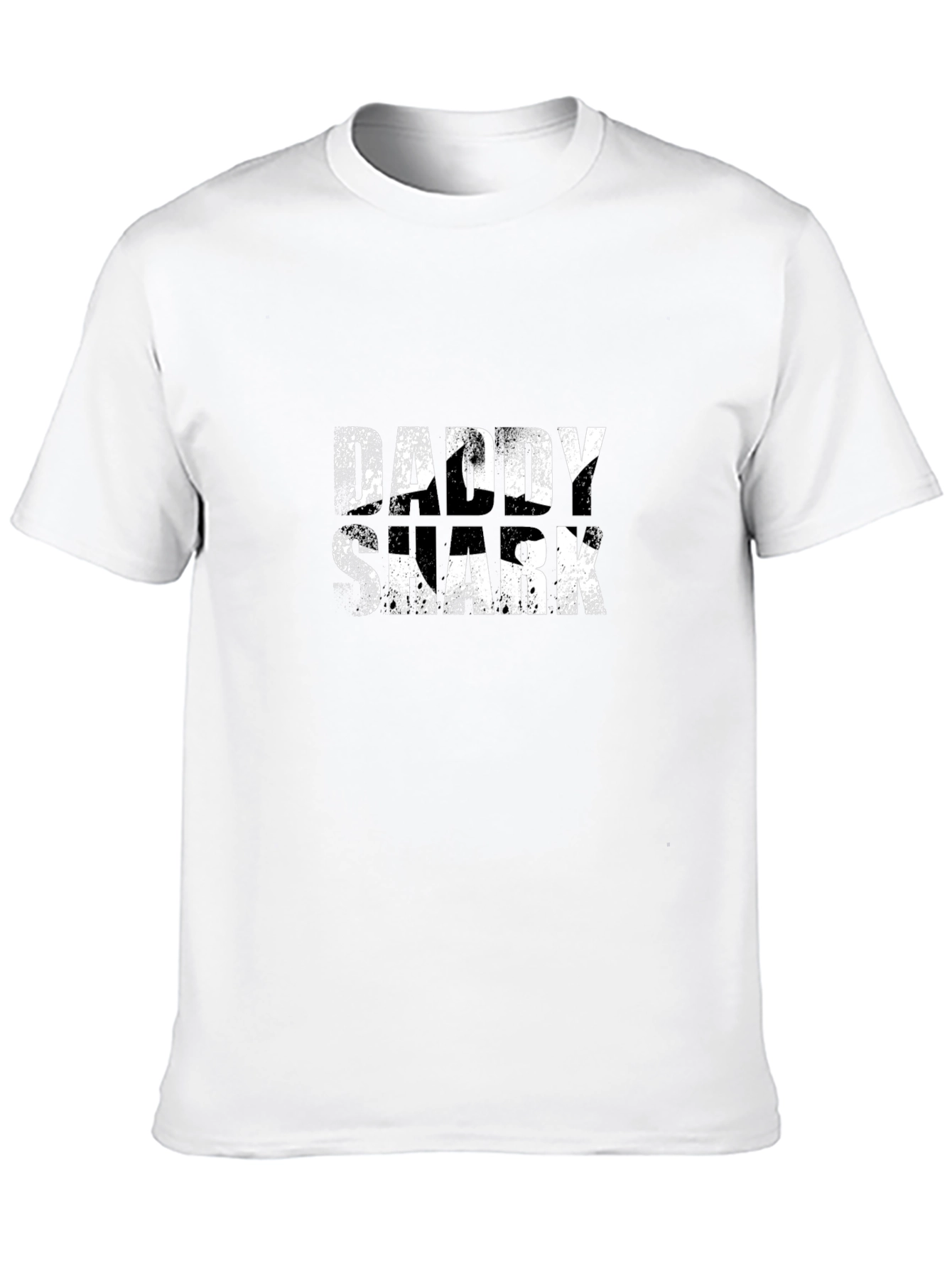 Daddy Shark Black T-Shirt