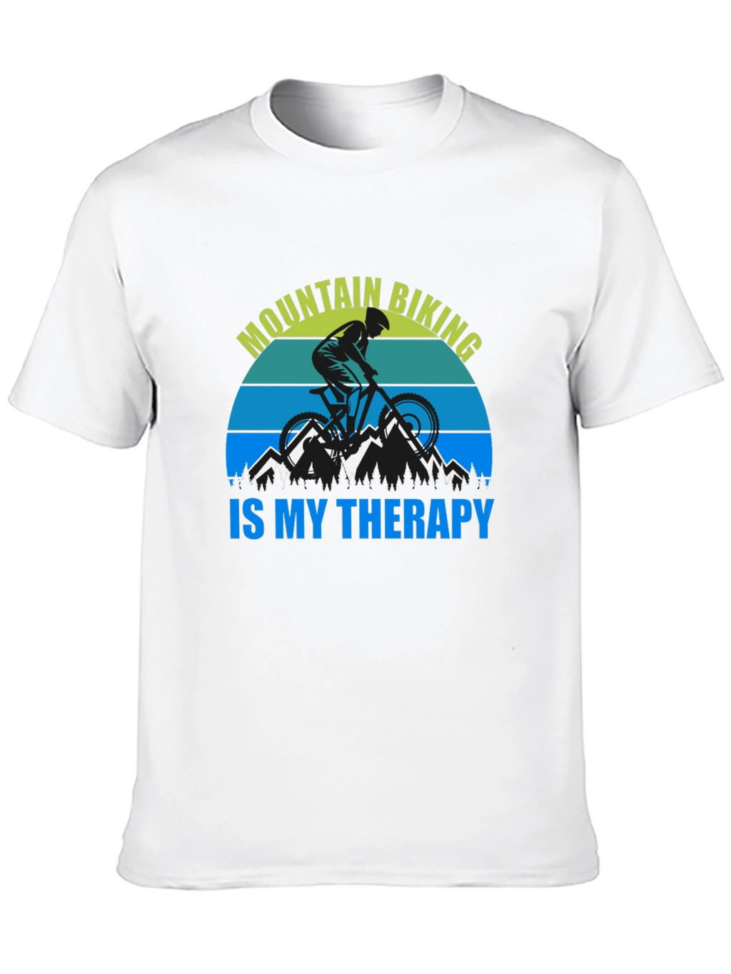 Mountain Biking Therapy Graphic Tee