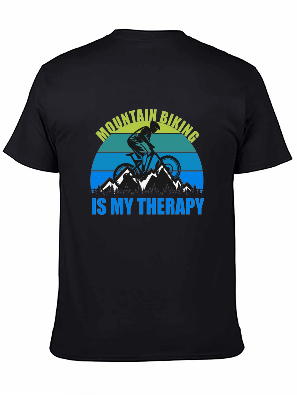 Mountain Biking Therapy Graphic Tee