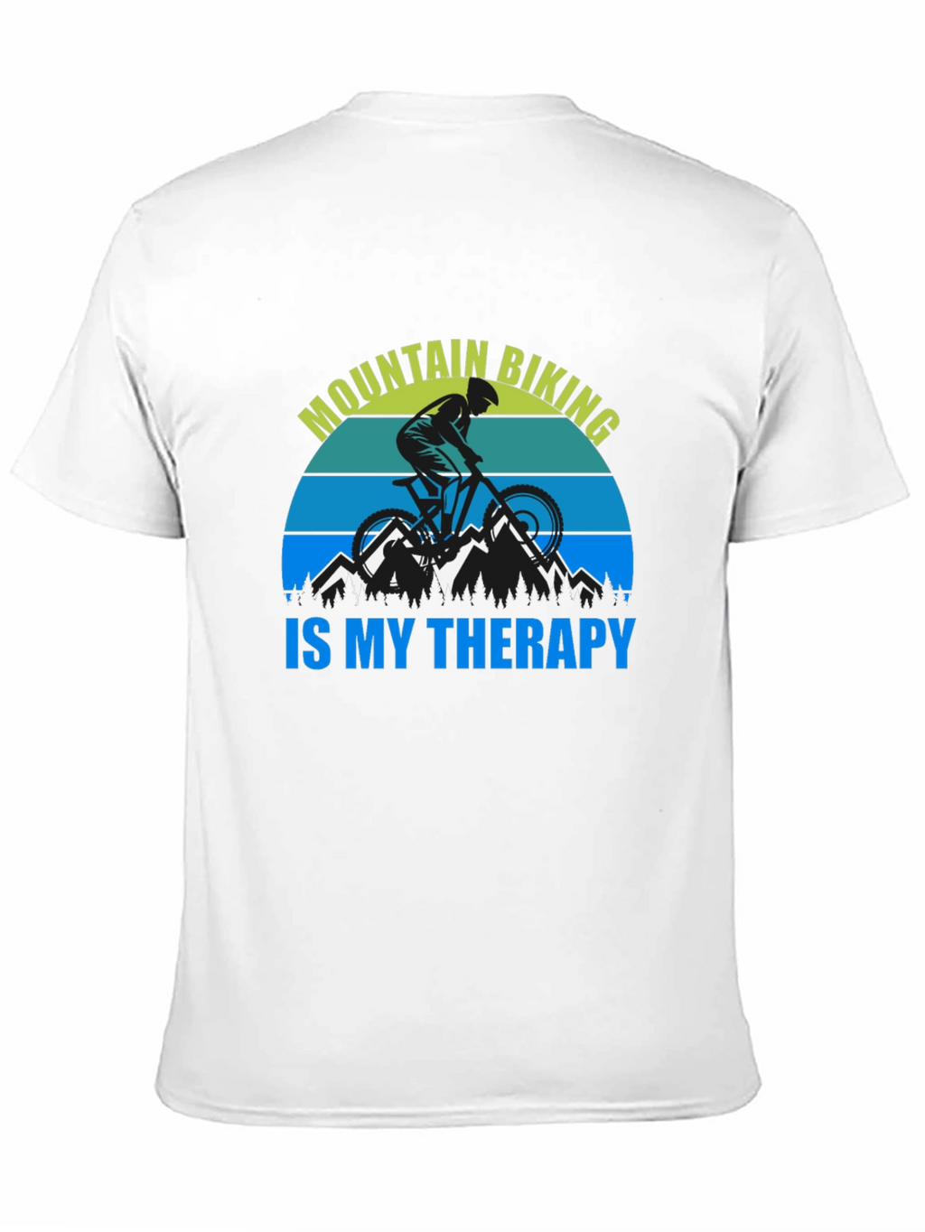 Mountain Biking Therapy Graphic Tee