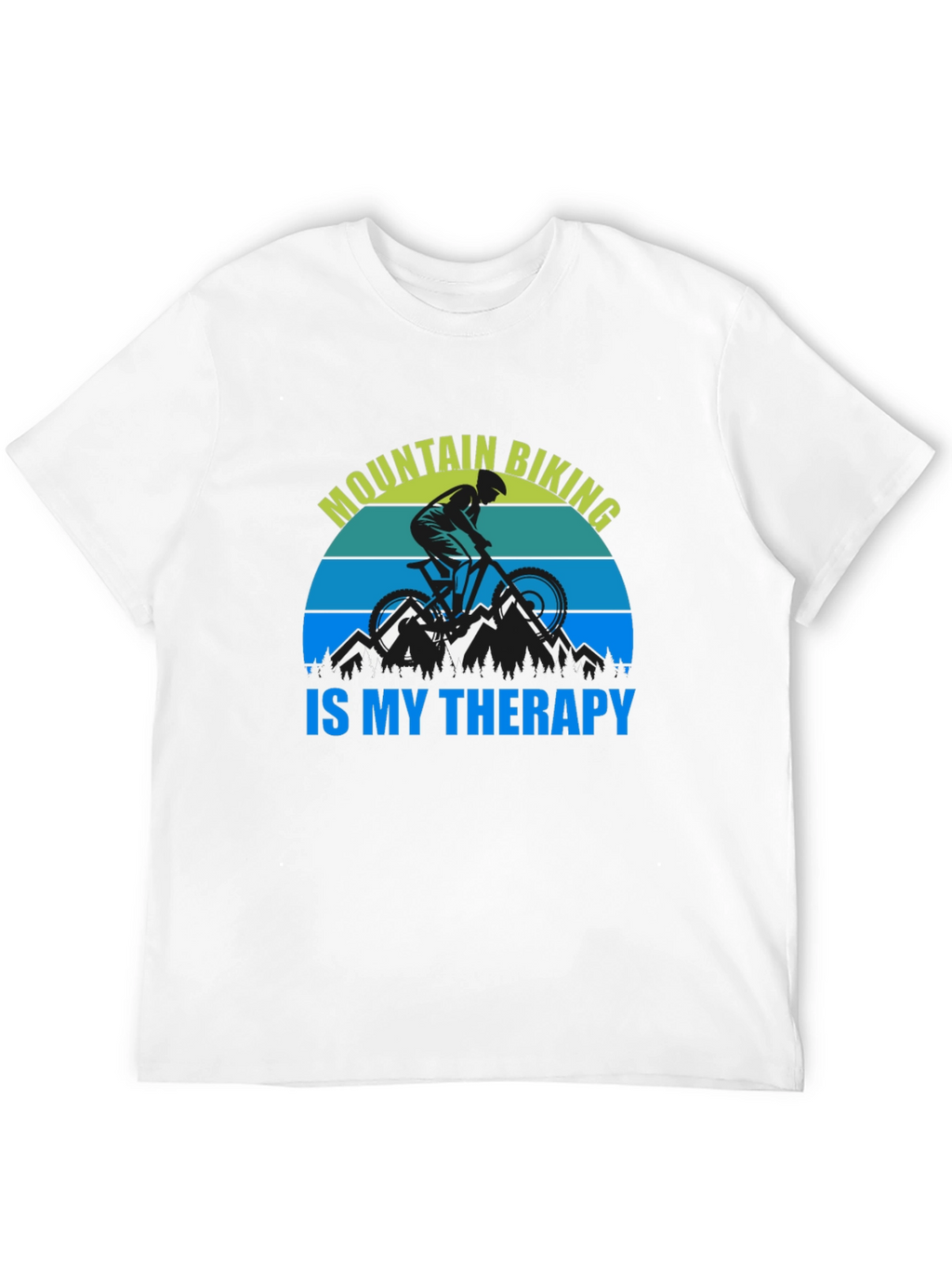 Mountain Biking Therapy Graphic Tee