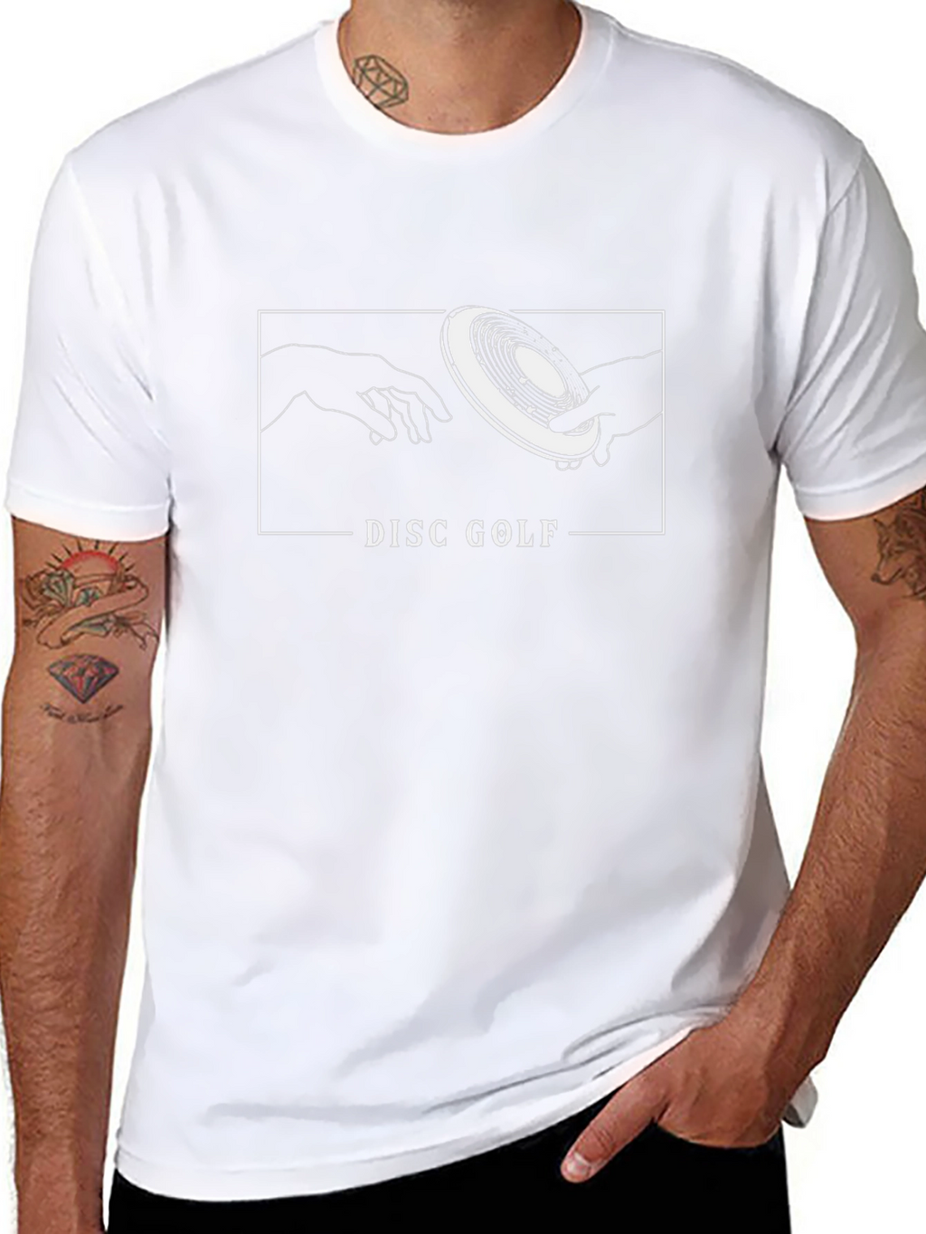 Disc Golf Michelangelo T-Shirt - Funny Sport Tee