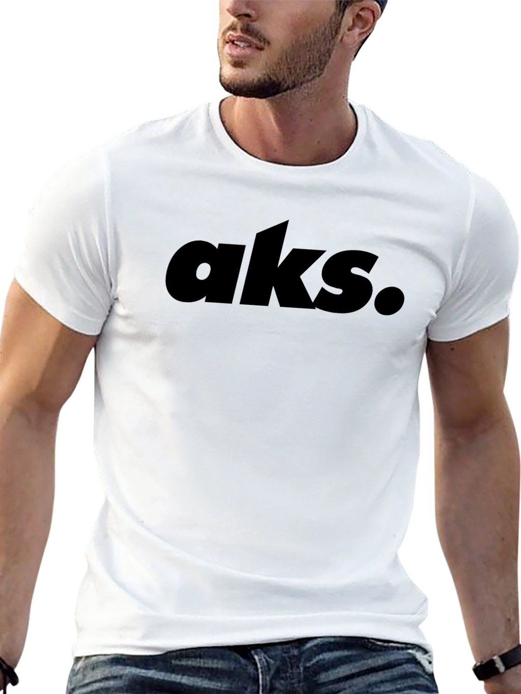 Black AKS Graphic Tee - Mens