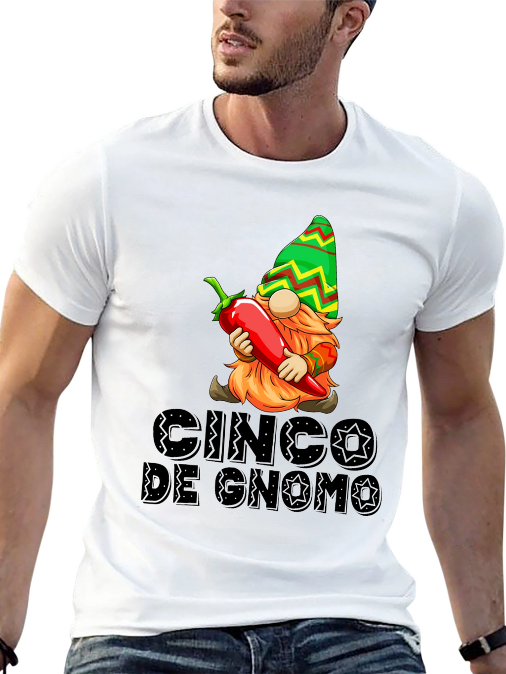 Cinco De Gnomo Graphic T-Shirt